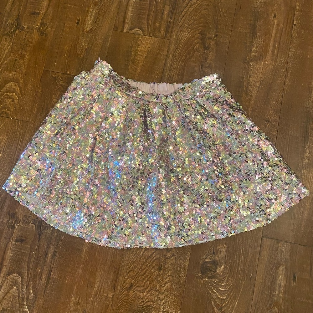 Pastel sequin skirt